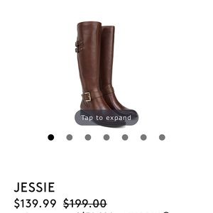 Naturalizers Jessie chocolate boots NWB